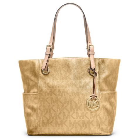 gold michael kors purse ebay|Michael Kors linen with gold.